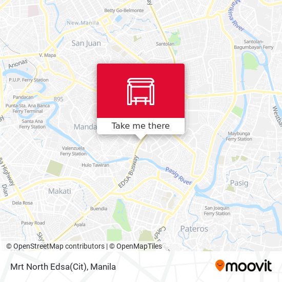 Mrt North Edsa(Cit) map