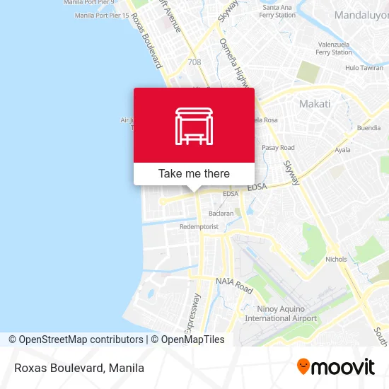 Roxas Boulevard map