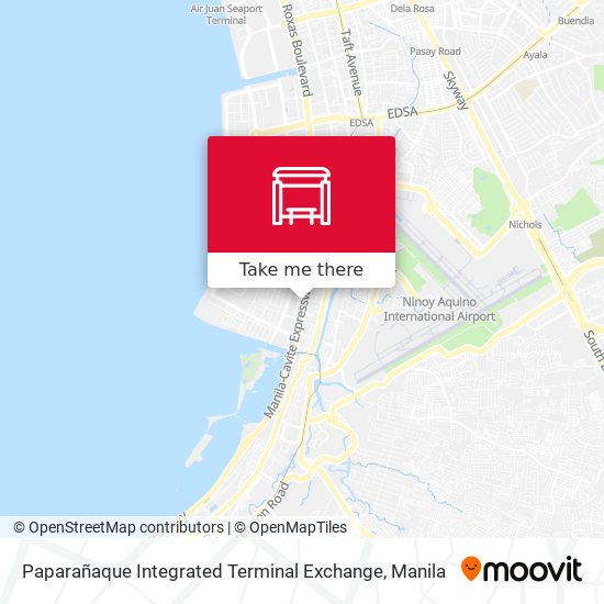 Paparañaque Integrated Terminal Exchange map