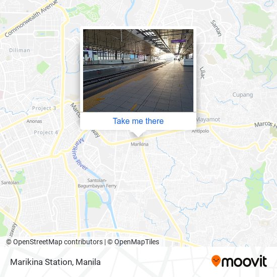 Marikina Station map