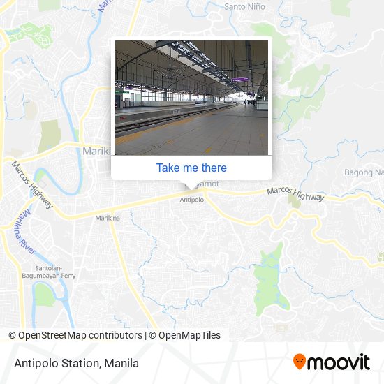 Antipolo Station map