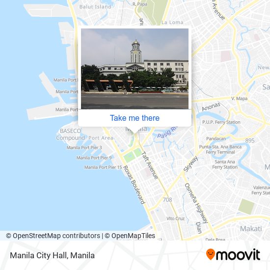 Manila City Hall map