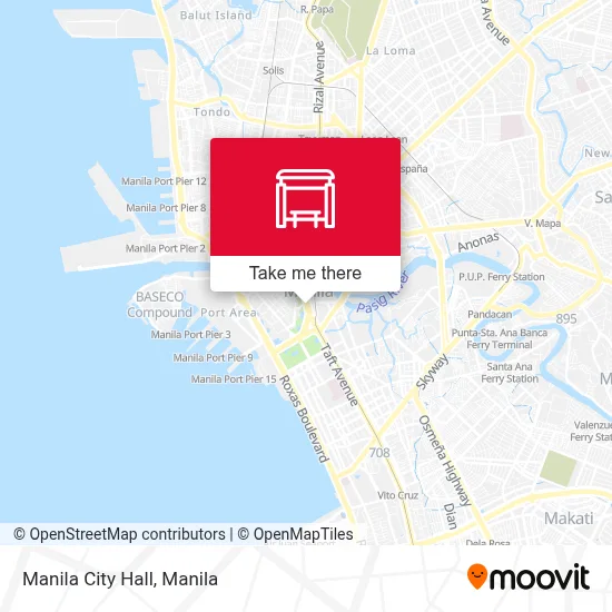 Manila City Hall map