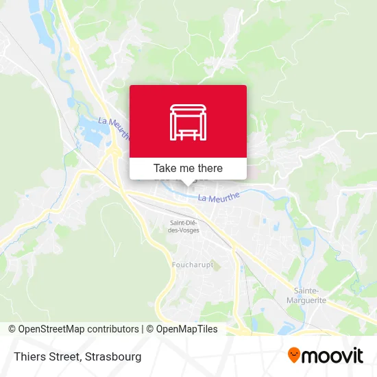 Rue Thiers map