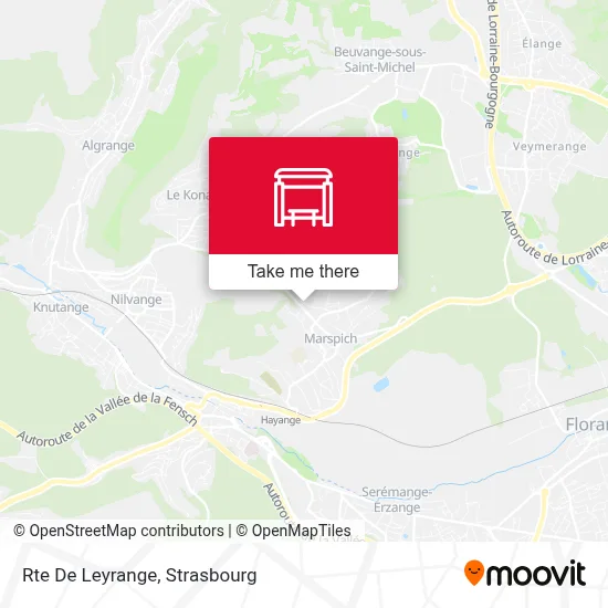 Mapa Rte De Leyrange