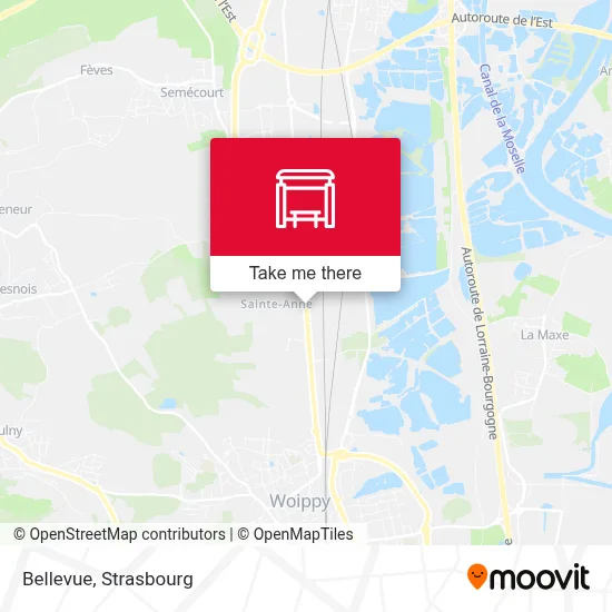 Bellevue map