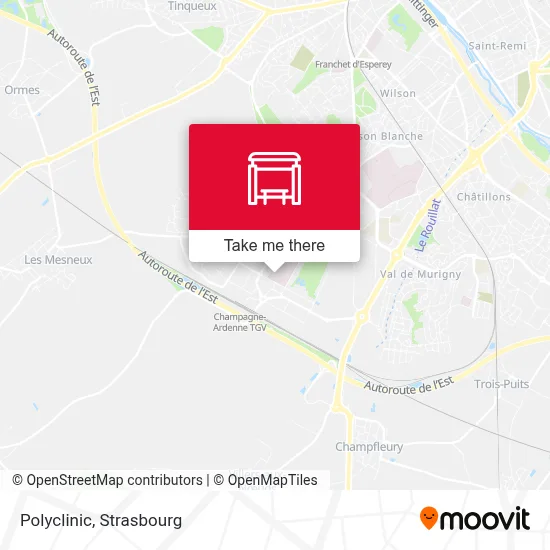 Polyclinique map