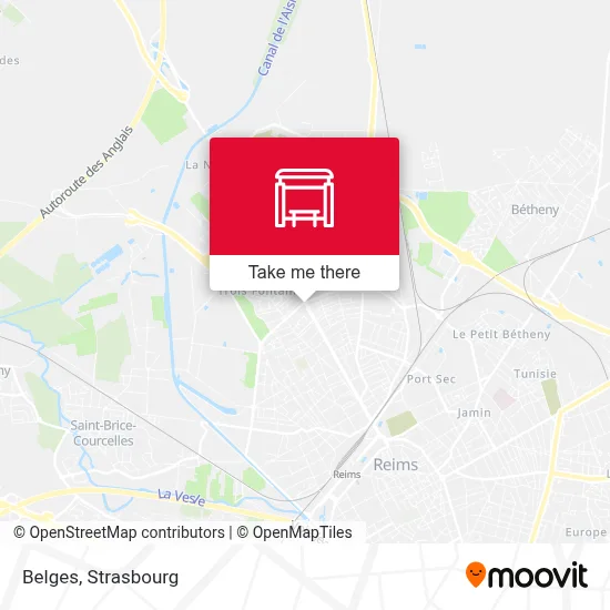 Belges map