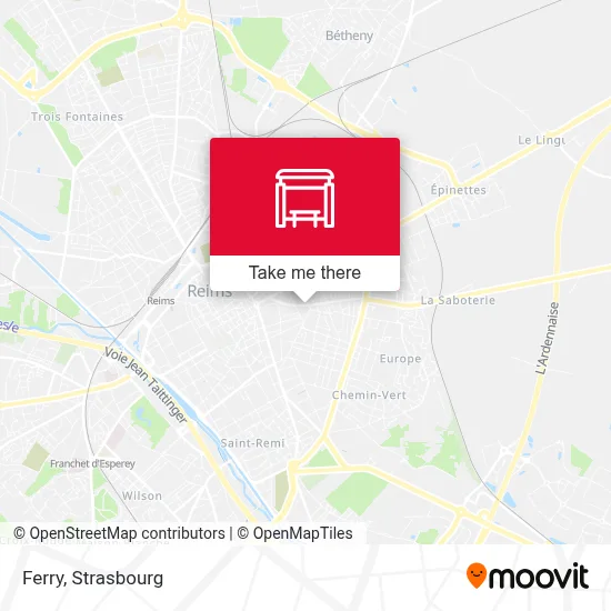 Ferry map