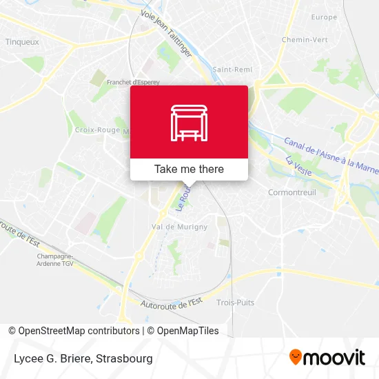 Lycee G. Briere map