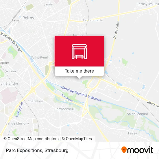 Parc Expositions map