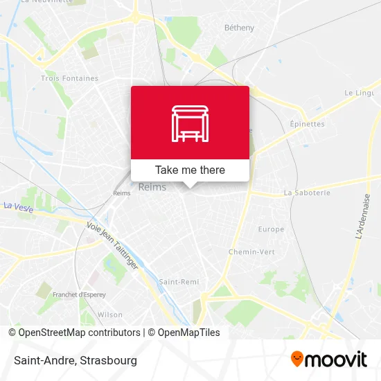 Saint-Andre map