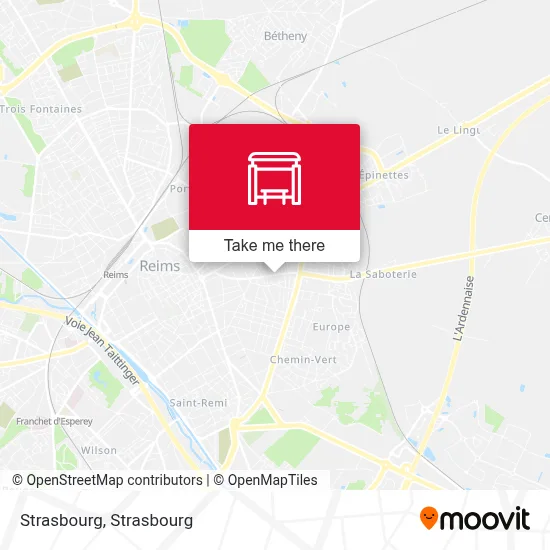 Strasbourg map
