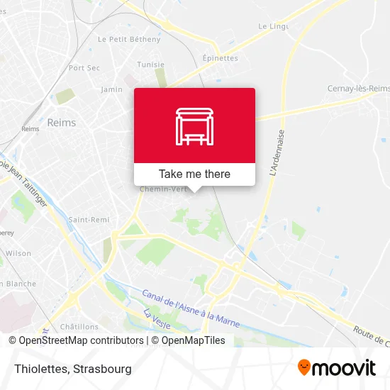 Thiolettes map