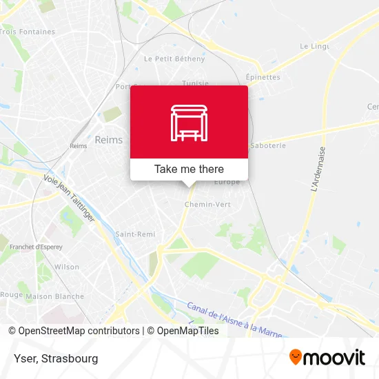 Yser map