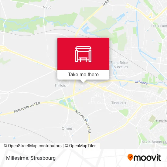 Millesime map
