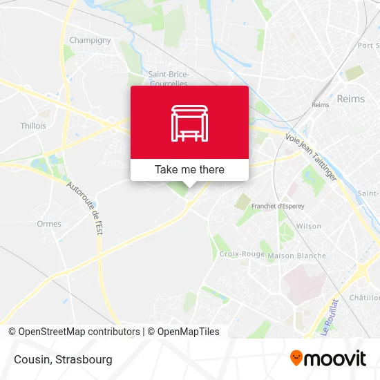 Cousin map