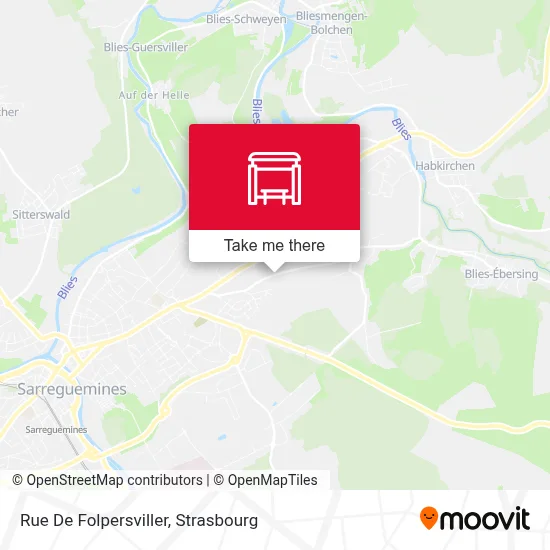 Mapa Rue De Folpersviller