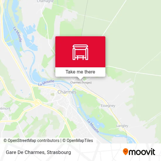 Mapa Gare De Charmes