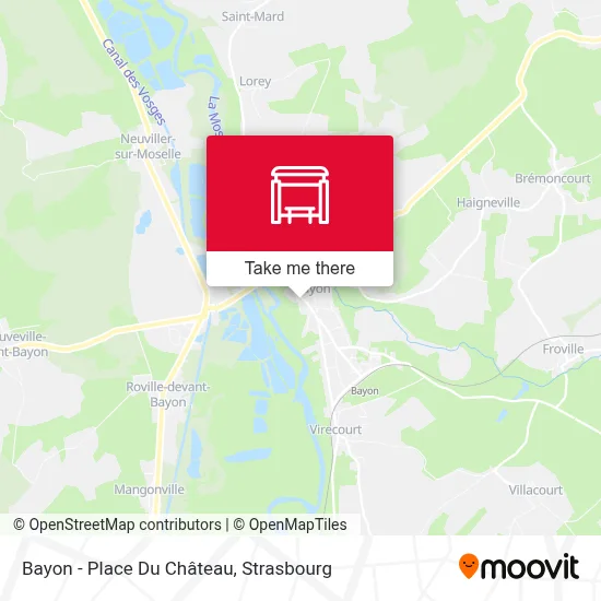 Bayon - Place Du Château map