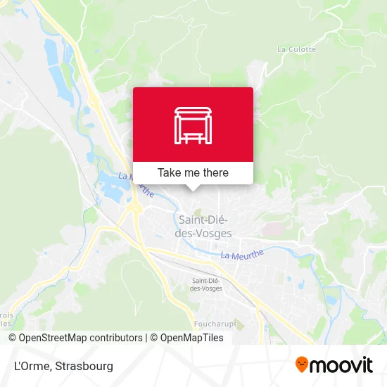 L'Orme map