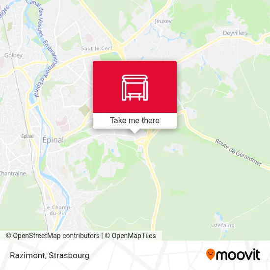 Mapa Razimont