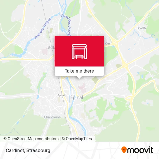 Cardinet map