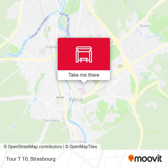 Tour T 10 map