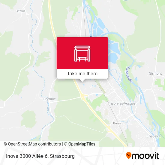 Inova 3000 Allée 6 map