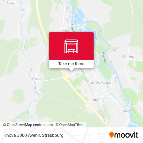 Inova 3000 Avenir map