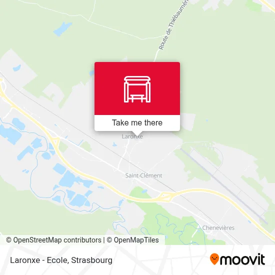 Laronxe - Ecole map