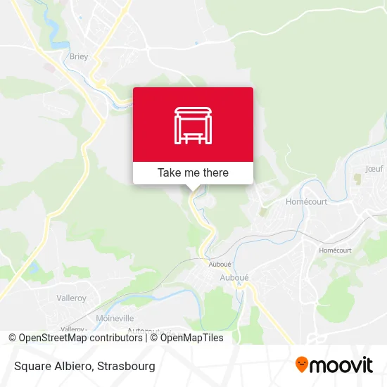 Square Albiero map
