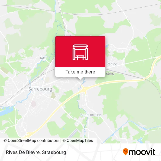 Mapa Rives De Bievre