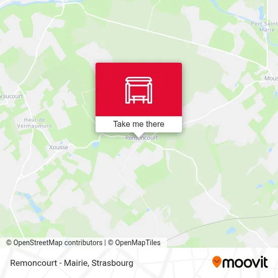 Remoncourt - Mairie map
