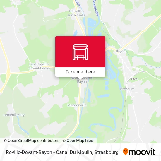 Roville-Devant-Bayon - Canal Du Moulin map