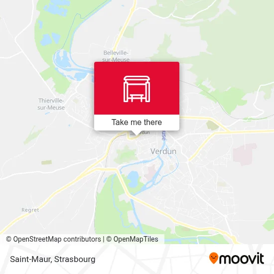 Saint-Maur map