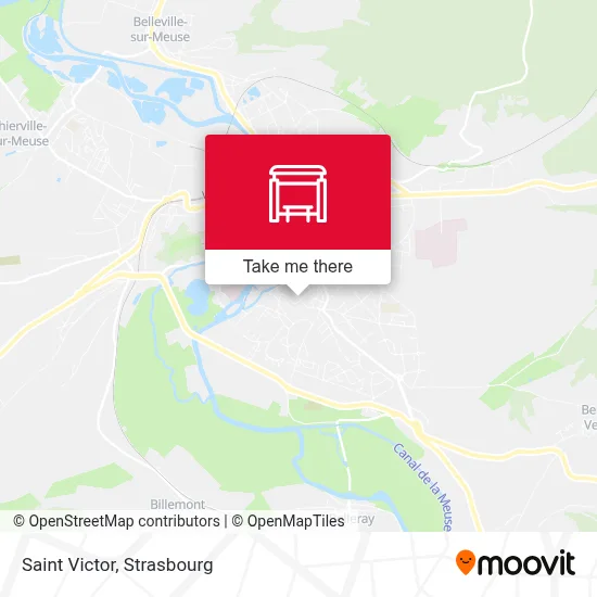 Saint Victor map