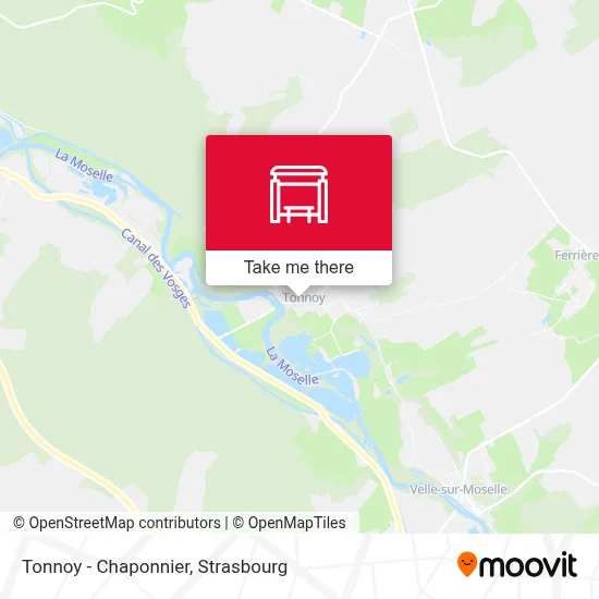 Tonnoy - Chaponnier map