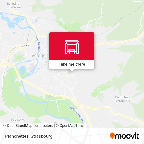 Planchettes map