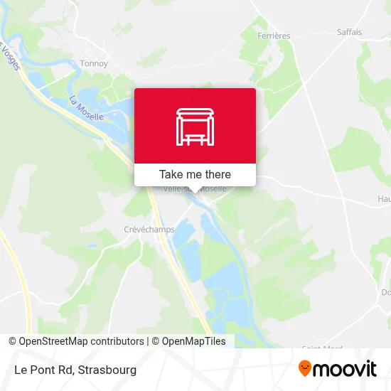 Le Pont  Rd map