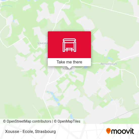 Xousse - Ecole map
