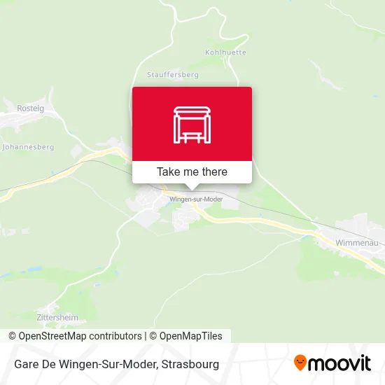 Gare De Wingen-Sur-Moder map