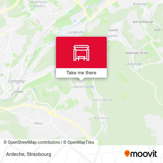 Ardeche map