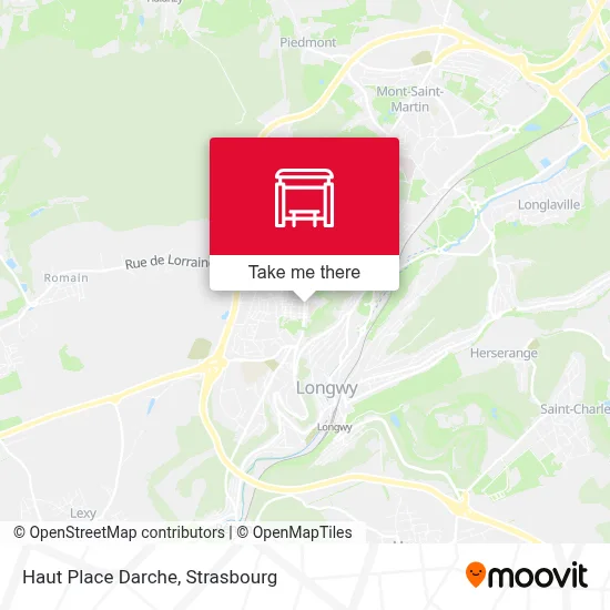 Haut Place Darche map