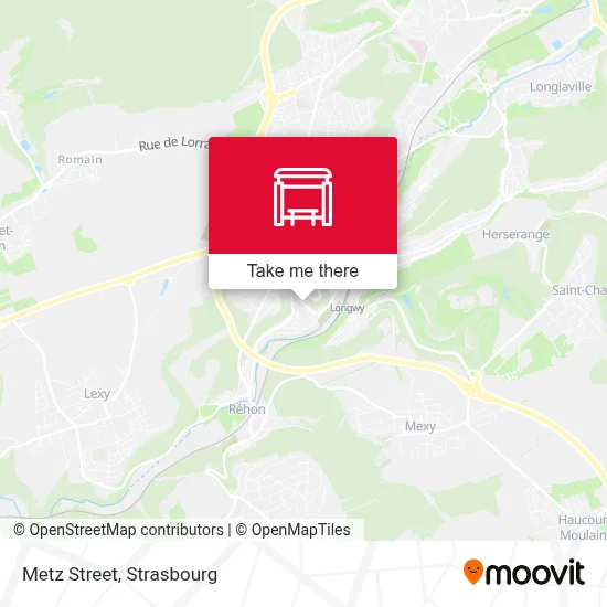 Mapa Rue De Metz