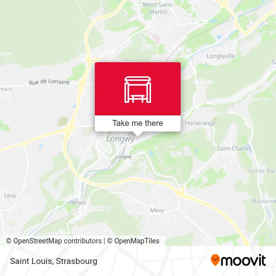 Saint Louis map