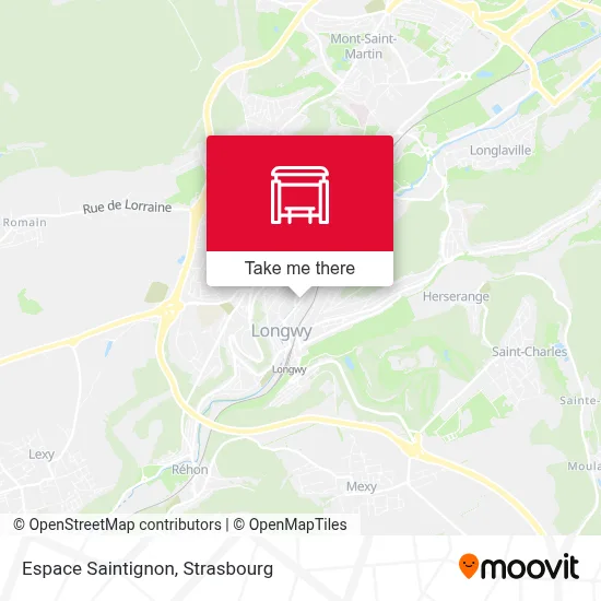 Espace Saintignon map