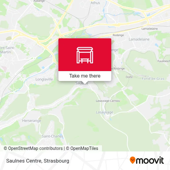 Saulnes Centre map