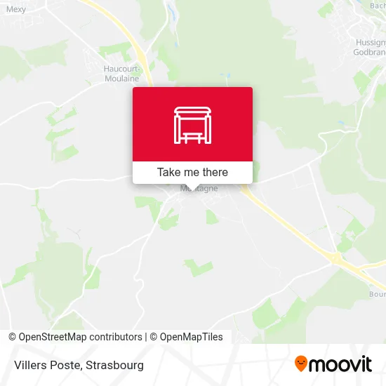 Villers Poste map