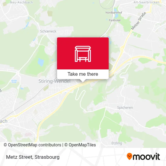 Rue De Metz map